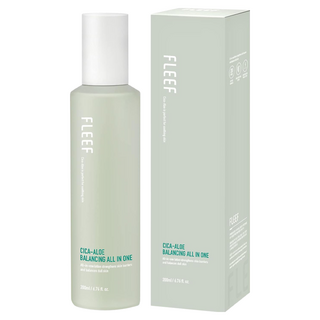 FLEEF Cica-Aloe 積雪草蘆薈平衡多合一乳液, 200ml, 1瓶