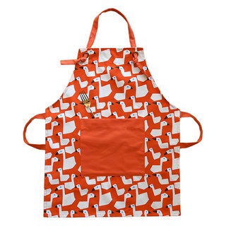 日系親子圍裙 大人款 棉質舒適 廚房烹飪圍裙, 橙色小鴨, 1件