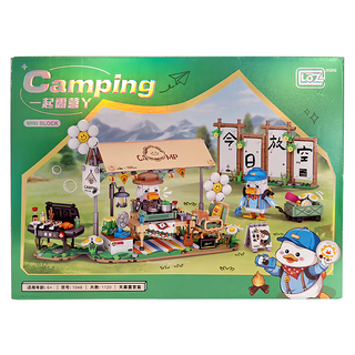 LoZ 積木玩具 3歲以上, 露營趣 天幕場景, 1盒