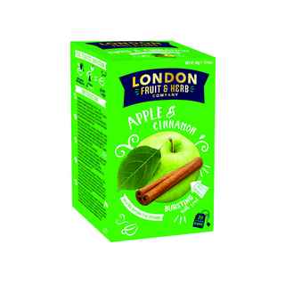 LONDON F&H 芙賀茶 水果茶 香蘋肉桂 天然無咖啡因, 2g, 20包, 1盒