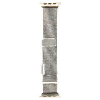 MAGEASY 米蘭不鏽鋼磁扣錶環, 銀色, 1個