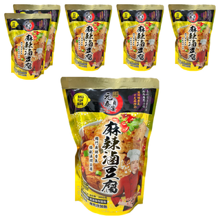 元泰碩宴 麻辣滷豆腐 搭配溫潤豆腐, 550g, 6包