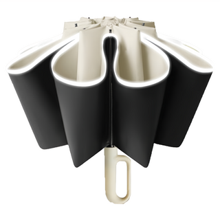 好拾選物 扣環反向自動勾勾傘 折疊傘 遮陽傘, 210T高密度碰擊布, 雙龍骨傘架, 10骨, 梧桐米