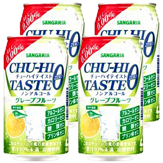 SANGARIA 無酒精葡萄柚飲料 零卡路里零糖零嘌呤, 350ml, 4罐