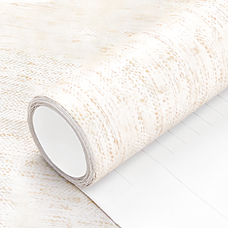 WA. WALL ART 防水自黏壁紙 日式禪風 立體麻布紋路 PVC材質, 米黃色, 60 x 300cm