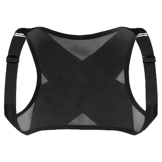 LEADER X 輕薄透氣隱形挺背矯正帶 拉背挺胸 塑造完美體態, S~M, 1個