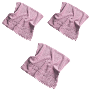 non-no 儂儂 細柔吸水毛巾 厚薄適中 飯店等級專用 耐磨耐用, 粉色, 3條