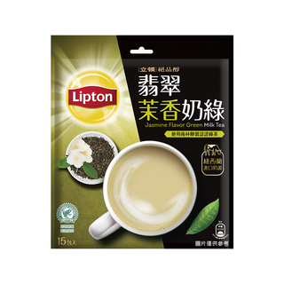 Lipton 立頓 絕品醇-翡翠茉香奶綠量販包, 19g, 15包, 1袋