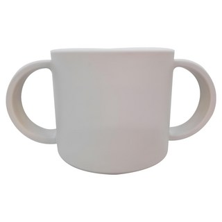 TAK. 熊先生雙耳杯 7.2x6.3x12.8cm ABS樹脂聚氨酯塗料, 淺灰色, 1個