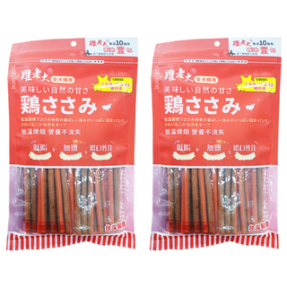 雞老大 全犬用雞肉棒 丁香魚+綜合蔬菜 低脂無鹽 低溫烘焙, 170g, 2包