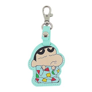 Miravivi 蠟筆小新磁扣鑰匙圈 睡衣 PU合成皮 五金掛件, 1個, 蠟筆小新 混色