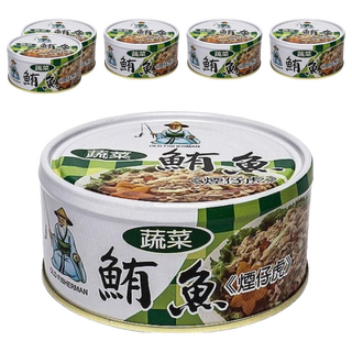 同榮 蔬菜鮪魚 煙仔虎 180g, 6罐
