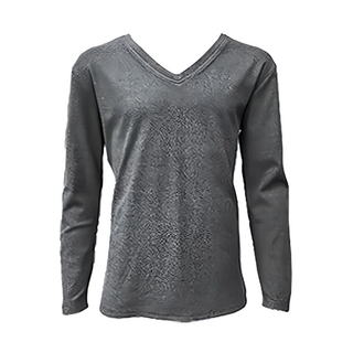 Partner dear 羊絨男V領厚保暖衣, L, 灰色