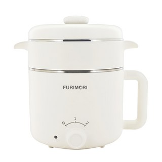 FURIMORI 富力森 隔熱蒸煮美食鍋 FU-EH126 1.2L 附#304不鏽鋼蒸籠