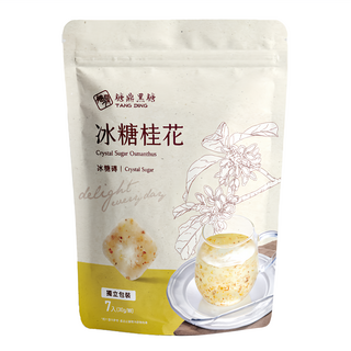 糖鼎 黑糖磚 冰糖桂花 30g/7顆/包 - 獨立包裝，方便沖泡，享受桂花香氣, 7個, 1袋