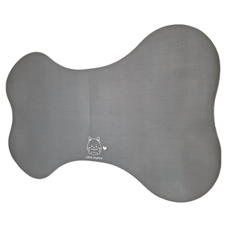 硅藻泥地墊 Set, 小(60 x 40cm), 灰色骨頭, 2個