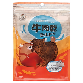 澎湖牛屎窟 原味牛肉乾, 130g, 1包