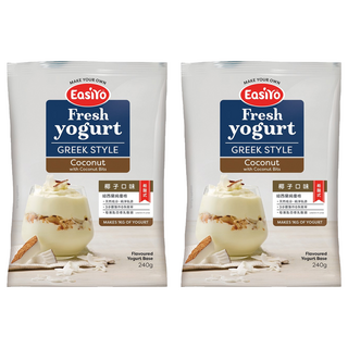 EasiYo 希臘優格粉 椰子口味 紐西蘭原裝進口, 240g, 1包, 2包
