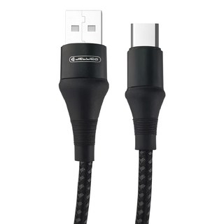 JELLiCO 杰力科 高抗系列 Type-C充電傳輸線 3.1A大電流, JEC-A7-BKC, 1條