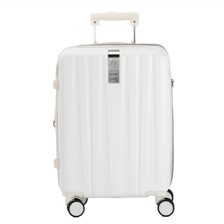 HOWONE 20吋防刮防爆拉鍊可加大登機行李箱, 36 x 25 x 54.5cm, 時尚白