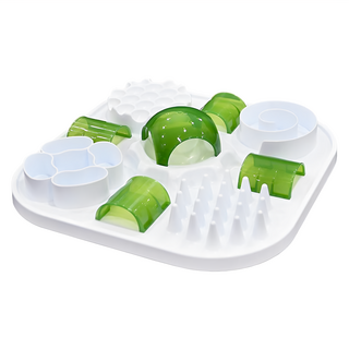 Cat It 多感互動系列 益智慢食碗, BPA-FREE, 40x40cm, 1個, 白色