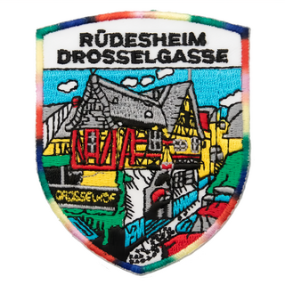 A-ONE 匯旺 地標造型刺繡, 聚酯纖維布, 7.5 x 6 CM, 台灣製, No.132, 彩色, 1個