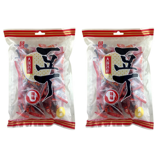 良澔 大溪名產豆丁 辣味 辦公室OL點心 下酒菜, 220g, 2袋