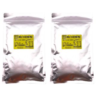 蔘大王 現磨純白胡椒粉 (150g/包) - 天然香料 提升料理風味, 2包