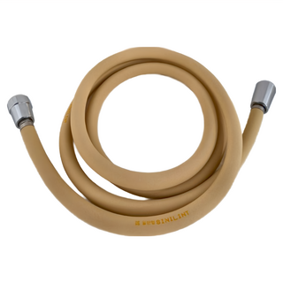 AQUADUO PVC 淋浴水管 2M 橡膠 不鏽鋼, 米色