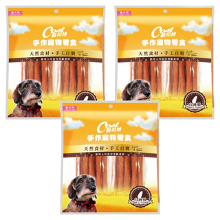 酷司特 寵物零食 雞腿潔牙長棒 10入 (5入*2) - 台灣製 手工自製, 雞腿, 3包