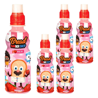 LOTTE 樂天 草莓味飲料，235ml，韓國原裝進口, 5瓶