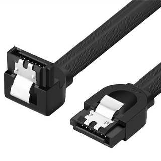 UGREEN 綠聯 SATA3傳輸線 L型, 1條, 50cm