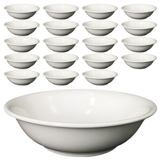 TATUNG 大同磁器 沙拉碗 7.5吋 (瓷器碗/餐碗/點心碗/湯碗), 20個, 白色