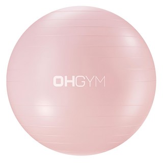 OHGYM 防爆健身球 粉紅色 65cm, 粉色