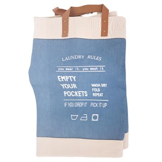 ZAKKA風 大容量多用途手提棉麻袋