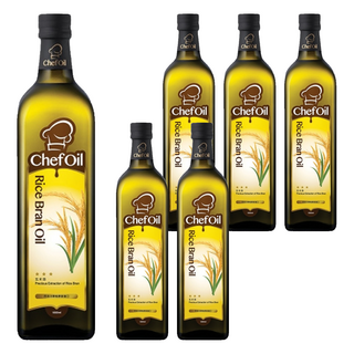 TAISUN 泰山 ChefOil 主廚精選 玄米油，油質穩定，適合高溫烹調, 1L, 6瓶