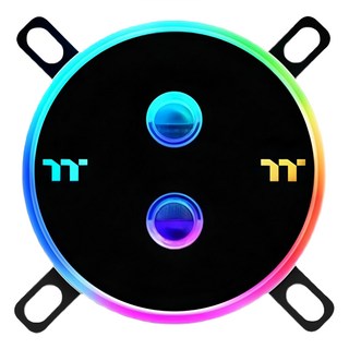 thermaltake 曜越 Pacific W4 Plus RGB CPU 水冷頭, 絢麗RGB燈光效果，打造個人化電腦風格, 1個