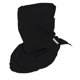 AREX SPORT 輕量冰絲親膚運動防曬面罩護頸遮陽圍脖 可掛耳 AS-3487 深夜黑, 1個