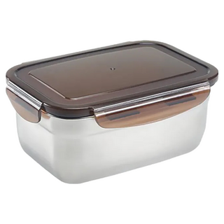 cook power 鍋寶 316不鏽鋼 長方形保鮮盒 1100ml, 盒蓋 + 盒身, 1個