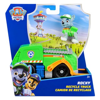 PAW PATROL 汪汪隊立大功 救援車基本車輛組系列, 環保回收車 + 灰灰, 1組