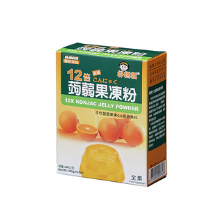 FAIRSEN 惠昇食品 好媽媽 12倍蒟蒻果凍粉, 優質凝膠 口感滑嫩有彈性 富含膳食纖維 全素可食 清爽易飽足, 300g, 1盒