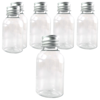 台灣 COSMOS 鋁蓋瓶 30ml, 透明色, 6個