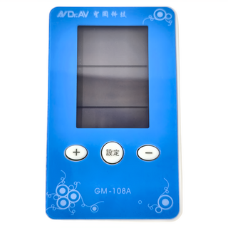 Dr.AV 聖岡科技 三合一智能液晶溫濕度計 GM-108A, 藍色, 1個