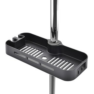 淋浴立桿工業風升降置物架 (DCZ-1001) 進口高密度ABS材質, 331g, UDCZ-1001P, 1個