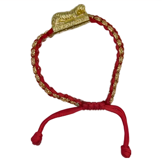 金紅線款咬錢虎手鍊, 1個