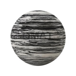 QMAT 筋膜球, 適合全身按摩放鬆, 體積小巧方便攜帶, 防水抗汗易於清潔, 50D 黑白色, 1個