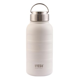 TYESO 泰碩 304不鏽鋼毛毛蟲保溫瓶, 白色, 750ml, 1個