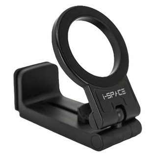 ISPACE MagSafe 旅行用智慧型手機飛機支架, 黑色, 1個