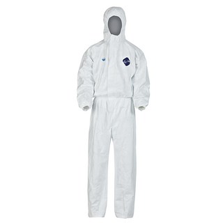 DUPONT Tyvek 連體防護服 Tyvek 400, 2XL, 白, 1件
