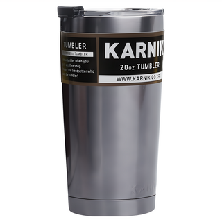 Karnik 不鏽鋼雙層真空保溫隨行杯 Heritage, 銀色, 600ml, 1個